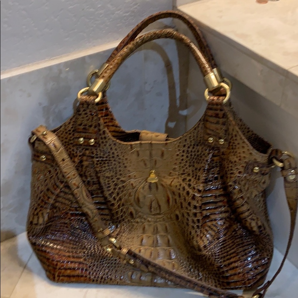 Brown Brahmin purse